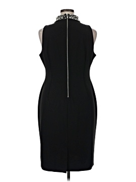 sachin and babi light blue dress Karl Lagerfeld Scuba Crepe Sheath Dress In Teaberry main image 0