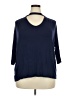 Cherish Blue 3/4 Sleeve Top Size XL (estimated) - photo 1