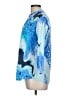 Vilagallo 100% Cotton Print Blue 3/4 Sleeve Blouse Size EU (FR) 42 / US 10 - photo 5