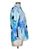 Vilagallo 100% Cotton Print Blue 3/4 Sleeve Blouse Size EU (FR) 42 / US 10 - photo 4