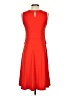 Ann Taylor Solid Red Casual Dress Size XS - photo 2