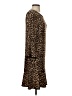 MICHAEL Michael Kors Animal Print Brown Casual Dress Size S - photo 4