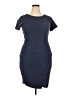 Loveappella Solid Gray Casual Dress Size XXL - photo 1