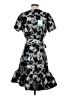 MING WANG 100% Polyester Gray Cocktail Dress Size XS - photo 2