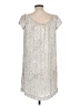 Bella Dahl Metallic Silver Casual Dress Size L - photo 2