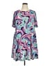 Unbranded Paisley Blue Casual Dress Size XXL (estimated) - photo 1
