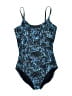 Speedo Paisley Blue One Piece Swimsuit Size 10 - photo 1
