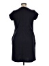Lands' End Solid Black Casual Dress Size 14 - photo 2