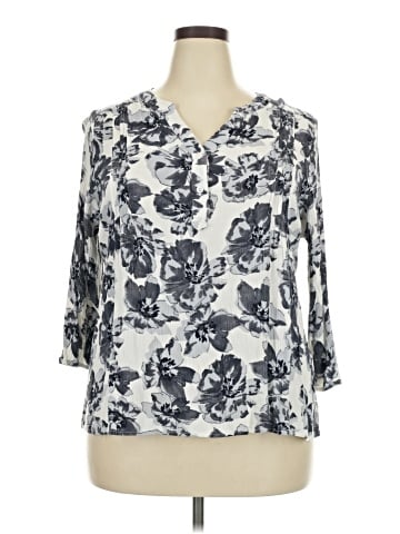 Fun2Fun 3/4 Sleeve Blouse (view 1)