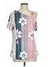 Unbranded 100% Polyester Pink Short Sleeve Top Size L - photo 1