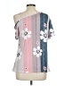 Unbranded 100% Polyester Pink Short Sleeve Top Size L - photo 2