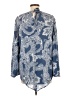 Simply Noelle 100% Polyester Blue Long Sleeve Blouse Size Lg - XL - photo 2