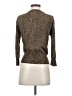 JOA Brown Ivory Long Sleeve Blouse Size S - photo 2
