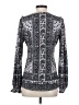 Hale Bob Paisley Gray Long Sleeve Blouse Size S - photo 2