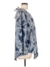 Simply Noelle 100% Polyester Blue Long Sleeve Blouse Size Lg - XL - photo 4