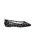 Open Edit Polka Dots Black Flats Size 8 - photo 1