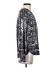 Hale Bob Paisley Gray Long Sleeve Blouse Size S - photo 4