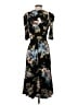Erdem Floral Black Cocktail Dress Size 4 - photo 2