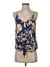 Lavender Brown Blue Sleeveless Blouse Size XS - photo 1
