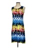 Tribal Tie-dye Blue Casual Dress Size S - photo 1