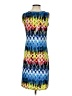 Tribal Tie-dye Blue Casual Dress Size S - photo 2