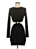pretty garbage Solid Black Cocktail Dress Size S - photo 1