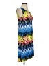 Tribal Tie-dye Blue Casual Dress Size S - photo 4