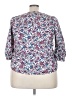 St. John's Bay Floral White 3/4 Sleeve Blouse Size XXL - photo 2