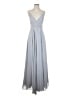BHLDN 100% Polyester Gray Cocktail Dress Size S - photo 1