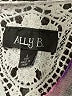 Ally B Chevron-herringbone Purple 3/4 Sleeve Blouse Size 14 - photo 3