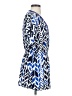 Coldwater Creek 100% Polyester Chevron-herringbone Blue Casual Dress Size XS (petite) - photo 4