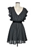 Windsor Stripes Gray Cocktail Dress Size M - photo 1