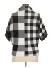 Joseph Ribkoff Checkered-gingham Gray Poncho Size XL (estimated) - photo 2