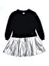 Tahari 100% Polyester Silver Dress Size 8 - photo 1