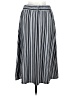 Robert Louis Stripes Gray Casual Skirt Size M - photo 2