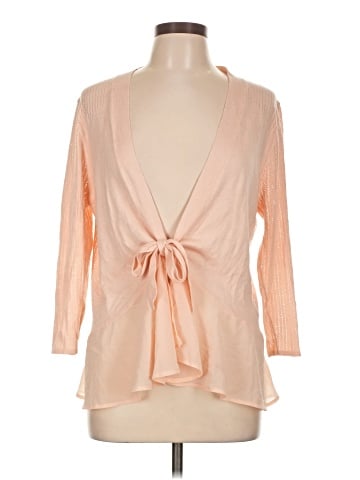 August Silk Cardigan (view 1)