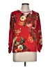 Meraki 100% Polyester Red 3/4 Sleeve Blouse Size L - photo 1