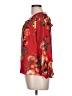 Meraki 100% Polyester Red 3/4 Sleeve Blouse Size L - photo 5