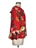 Meraki 100% Polyester Red 3/4 Sleeve Blouse Size L - photo 4