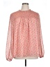 Boden 100% Polyester Pink Orange Long Sleeve Blouse Size XL (estimated) - photo 1
