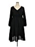 Shein Curve 100% Polyester Solid Black Casual Dress Size 20 Plus (4) - photo 1