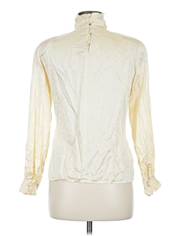 Anne Klein II Long Sleeve Silk Top (view 2)