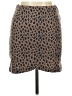 SO Animal Print Brown Casual Skirt Size L - photo 1