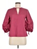 Express Burgundy 3/4 Sleeve Blouse Size M - photo 1
