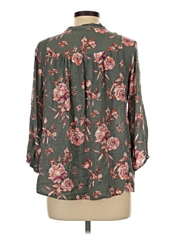 One World 3/4 Sleeve Blouse (view 2)