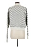 Hem & Thread Checkered-gingham Gray Cardigan Size M - photo 2
