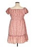 Shein 100% Polyester Floral Red Casual Dress Size L - photo 2