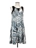 Neesha Graphic Gray Casual Dress Size Med - Lg - photo 1
