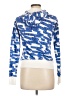 Nike 100% Cotton Print Blue Track Jacket Size M - photo 2