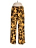 IMAN Tropical Yellow Casual Pants Size L - photo 1